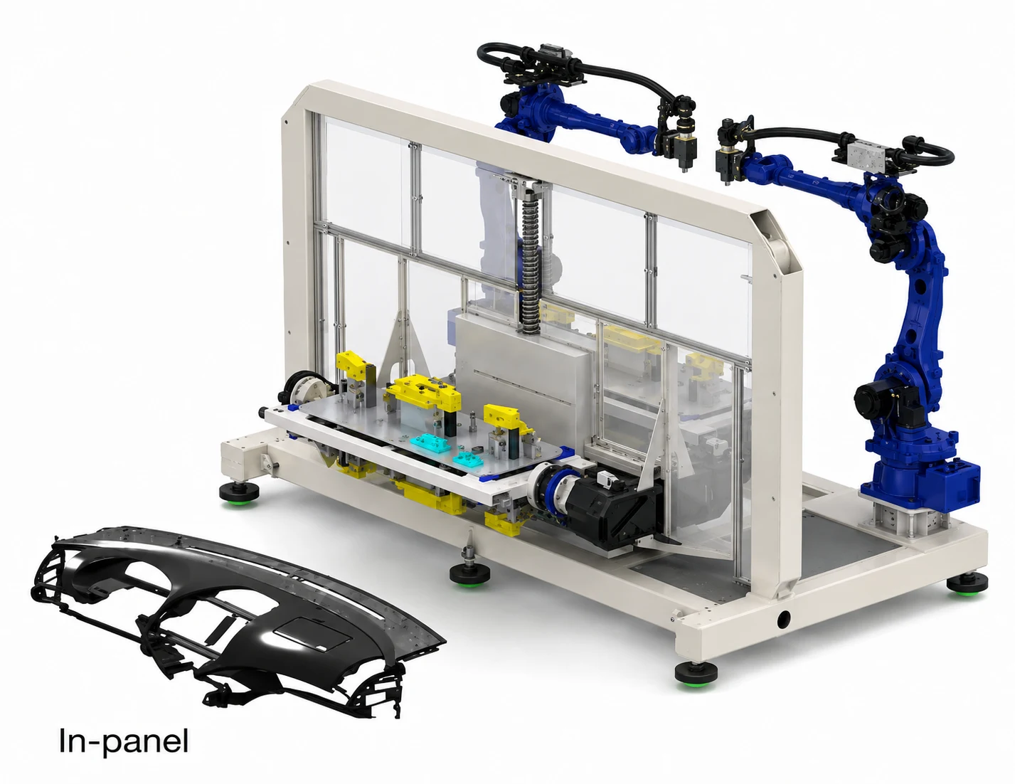RTS - Célula rotativa para tarefas com Robot multieixos